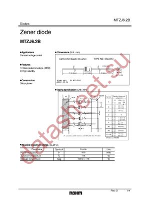 MTZJT-776.2C datasheet  